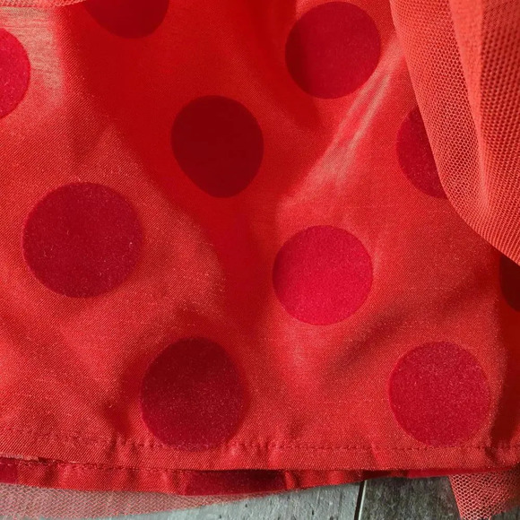BLUEBERi boulevard Formal Red Polka Dot Tulle Girls Dress Size 24 Months NWOT - Picture 9 of 16